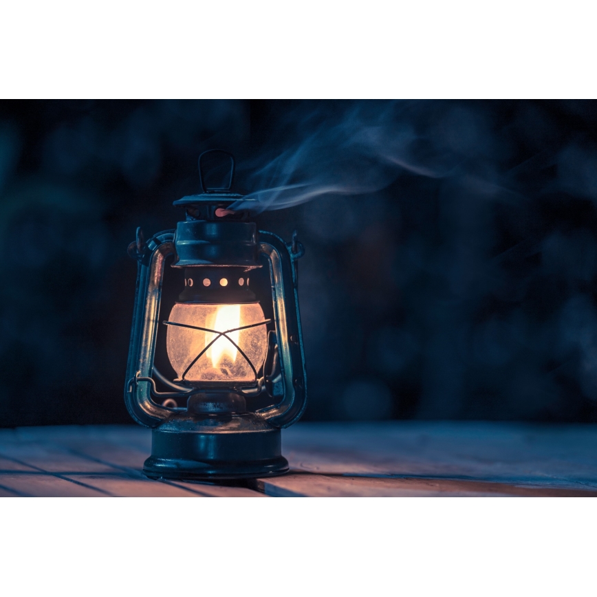 Brilagi - Lámpara de queroseno LANTERN 19 cm azul oscuro