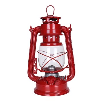 Brilagi - Lámpara de queroseno LANTERN 24,5 cm roja