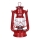Brilagi - Lámpara de queroseno LANTERN 24,5 cm roja
