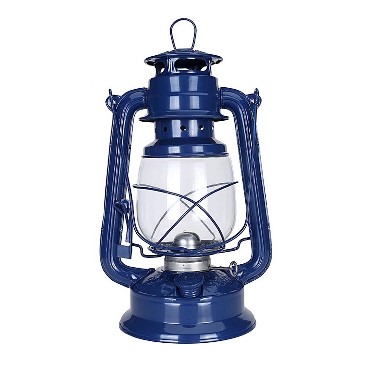 Brilagi - Lámpara de queroseno LANTERN 28 cm azul oscuro