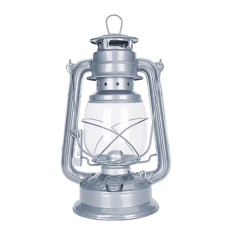 Brilagi - Lámpara de queroseno LANTERN 28 cm plata