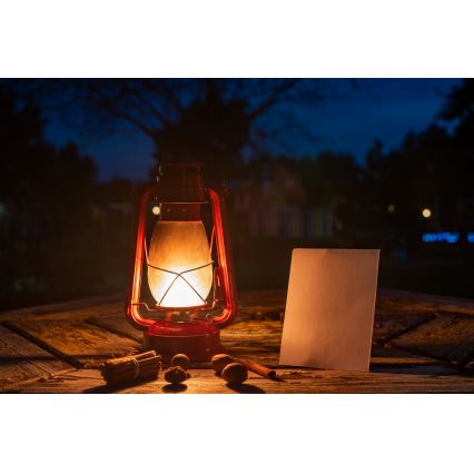 Brilagi - Lámpara de queroseno LANTERN 31 cm roja