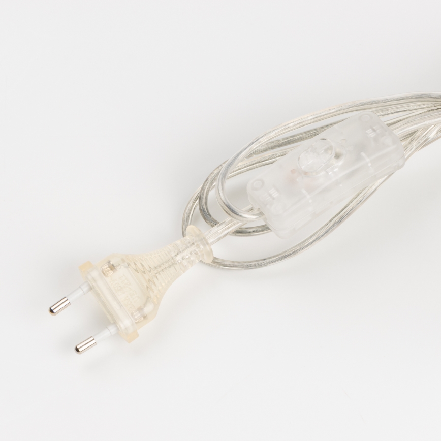 Brilagi - Lámpara de sobremesa CERIA 1xE27/60W/230V Ø 30 cm cromo brillante/blanco