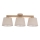 Brilagi - Lámpara de techo adosada LATTE SABIA 3xE27/60W/230V pino/beige