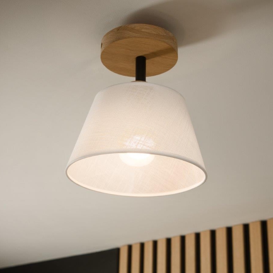 Brilagi - Lámpara de techo ANTHONY 1xE14/60W/230V roble/blanco