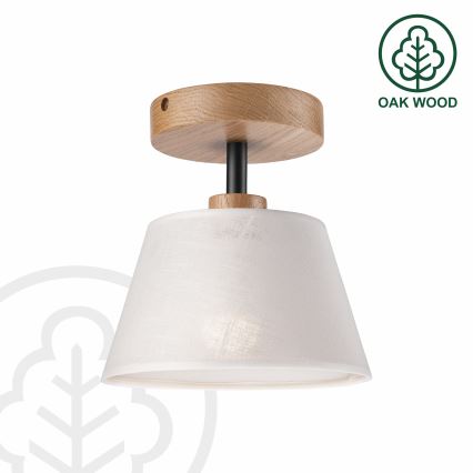 Brilagi - Lámpara de techo ANTHONY 1xE14/60W/230V roble/blanco