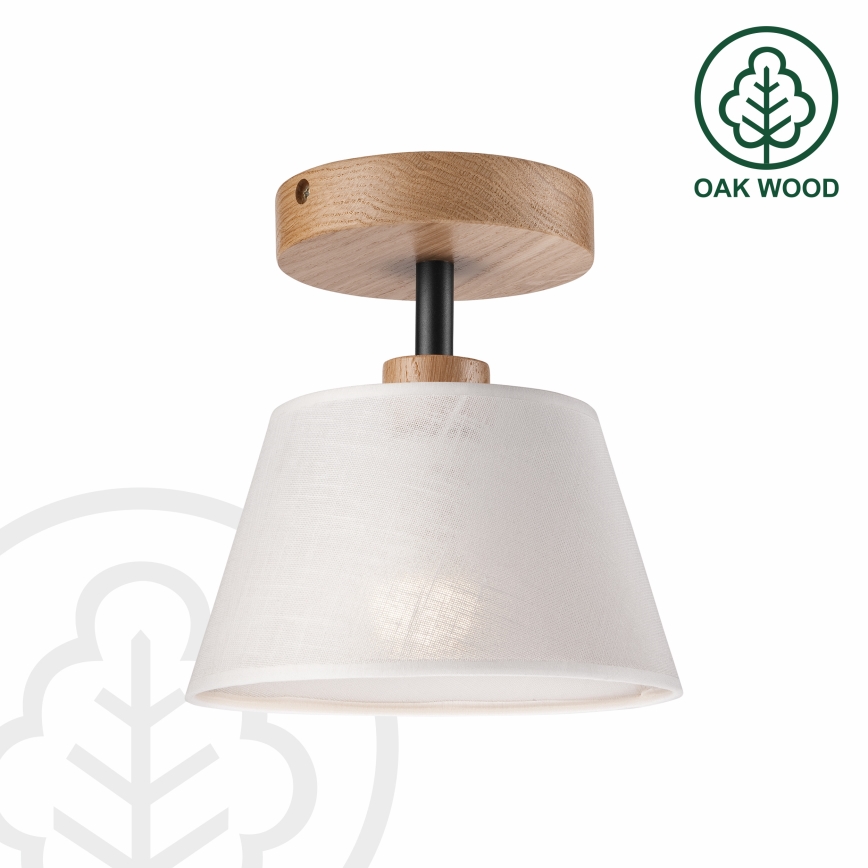Brilagi - Lámpara de techo ANTHONY 1xE14/60W/230V roble/blanco