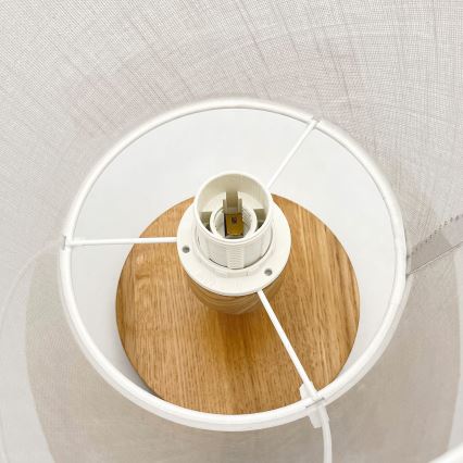 Brilagi - Lámpara de techo ANTHONY 1xE14/60W/230V roble/blanco