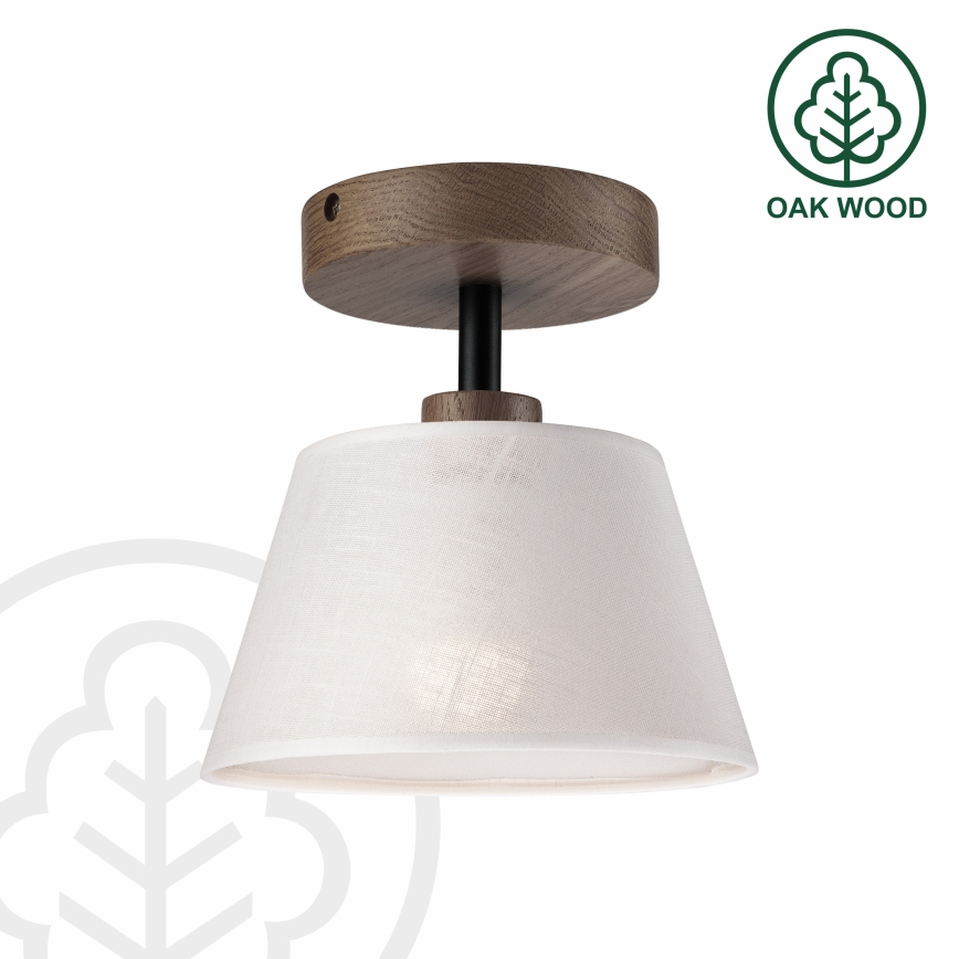 Brilagi - Lámpara de techo ANTHONY 1xE14/60W/230V roble/blanco