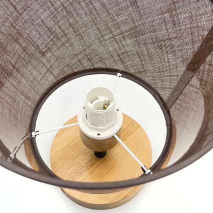 Brilagi - Lámpara de techo ANTHONY 1xE14/60W/230V roble/marrón
