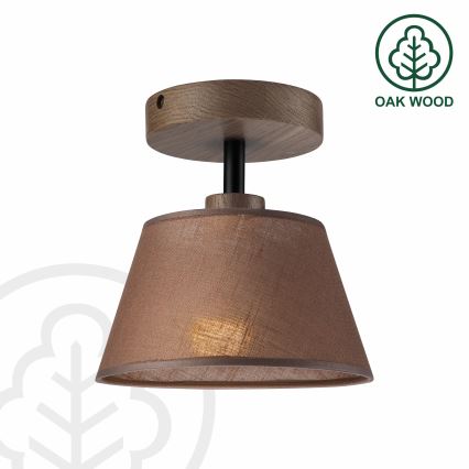 Brilagi - Lámpara de techo ANTHONY 1xE14/60W/230V roble/marrón