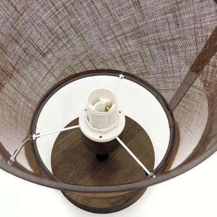 Brilagi - Lámpara de techo ANTHONY 1xE14/60W/230V roble/marrón