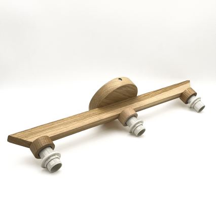 Brilagi - Lámpara de techo ANTHONY 3xE14/40W/230V roble/beige