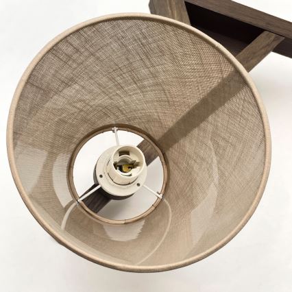 Brilagi - Lámpara de techo ANTHONY 3xE14/40W/230V roble/beige