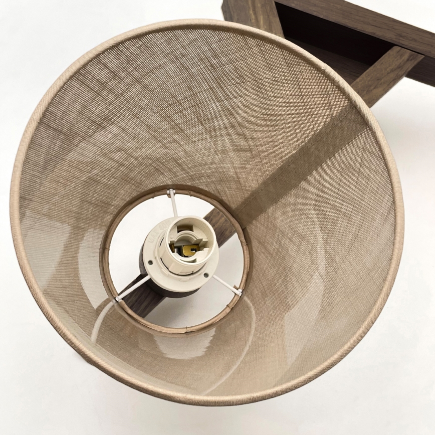 Brilagi - Lámpara de techo ANTHONY 3xE14/40W/230V roble/beige