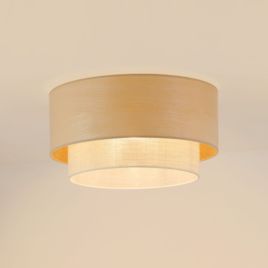 Brilagi - Lámpara de techo ARIZONA BOHO 1xE27/15W/230V diámetro 45 cm beige