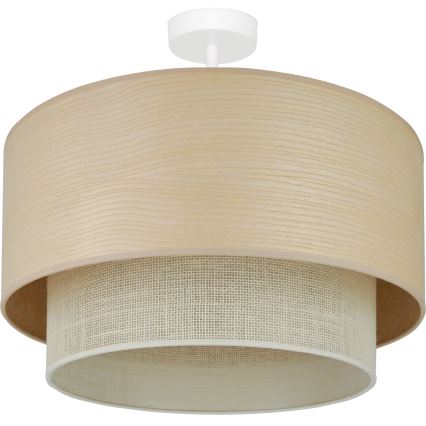 Brilagi - Lámpara de techo empotrada ARIZONA BOHO 1xE27/15W/230V diámetro 45 cm beige