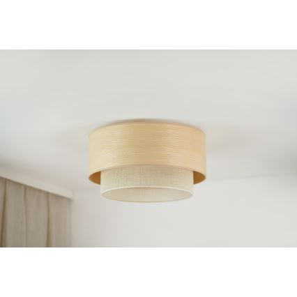 Brilagi - Lámpara de techo ARIZONA BOHO 1xE27/15W/230V diámetro 45 cm beige