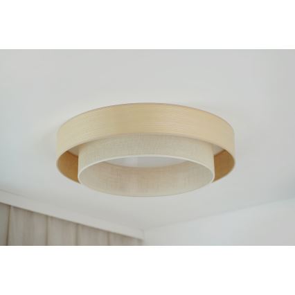 Brilagi - Lámpara de techo LED ARIZONA BOHO LED/26W/230V Ø 60 cm beige