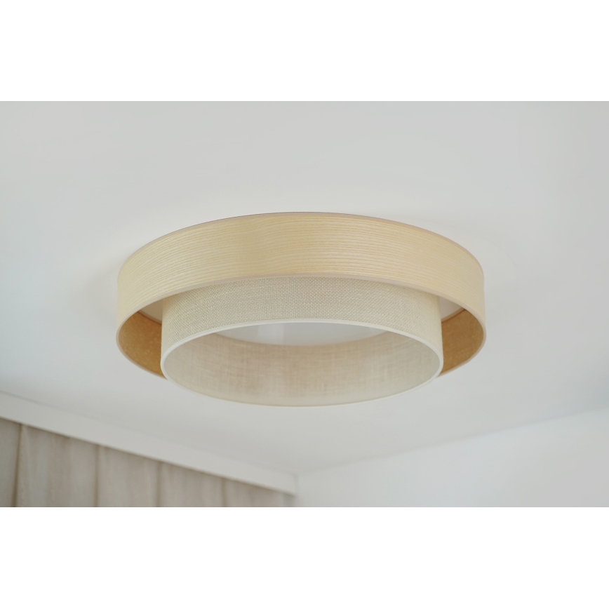 Brilagi - Lámpara de techo LED ARIZONA BOHO LED/26W/230V Ø 60 cm beige