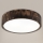 Brilagi - Lámpara de techo CARVALHO SMOKEY 2xE27/60W/230V roble, Ø 37,5 cm