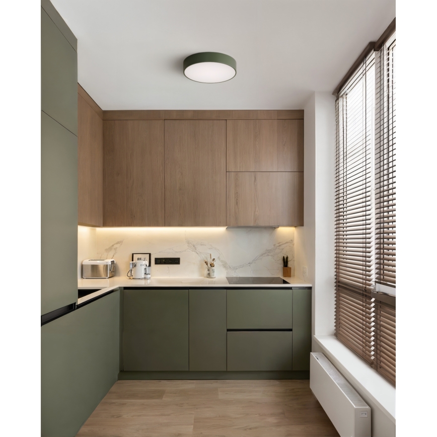 Brilagi - Lámpara de techo CLARE 2xE27/24W/230V Ø 30 cm caqui