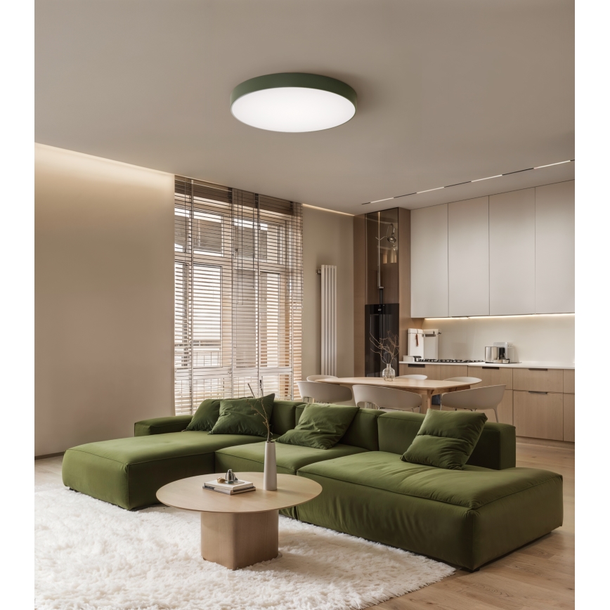 Brilagi - Lámpara de techo CLARE 4xE27/24W/230V diámetro 50 cm caqui