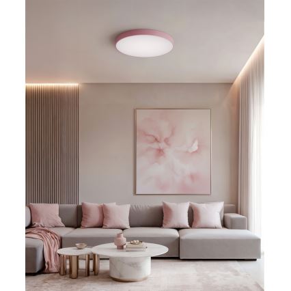 Brilagi - Lámpara de techo CLARE 4xE27/24W/230V diámetro 50 cm rosa