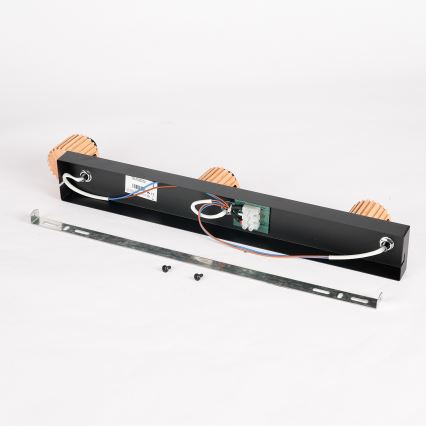 Brilagi - Lámpara de techo con 3 focos HYGGE 3xE14/15W/230V negra/ahumada