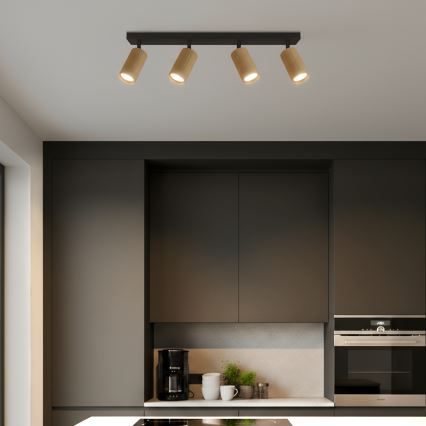 Brilagi - Lámpara de techo con focos SELE MODERN 4xGU10/30W/230V dorada