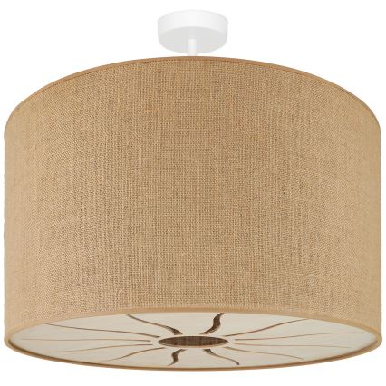 Brilagi - Lámpara de techo COUNTRY ROLLER 1xE27/15W/230V diá. 50 cm beige