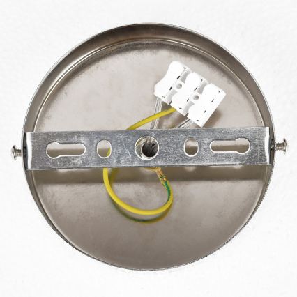 Brilagi - Lámpara de techo de montaje en superficie ECLIPSE 5xE14/10W/230V, diámetro 38 cm, plateada