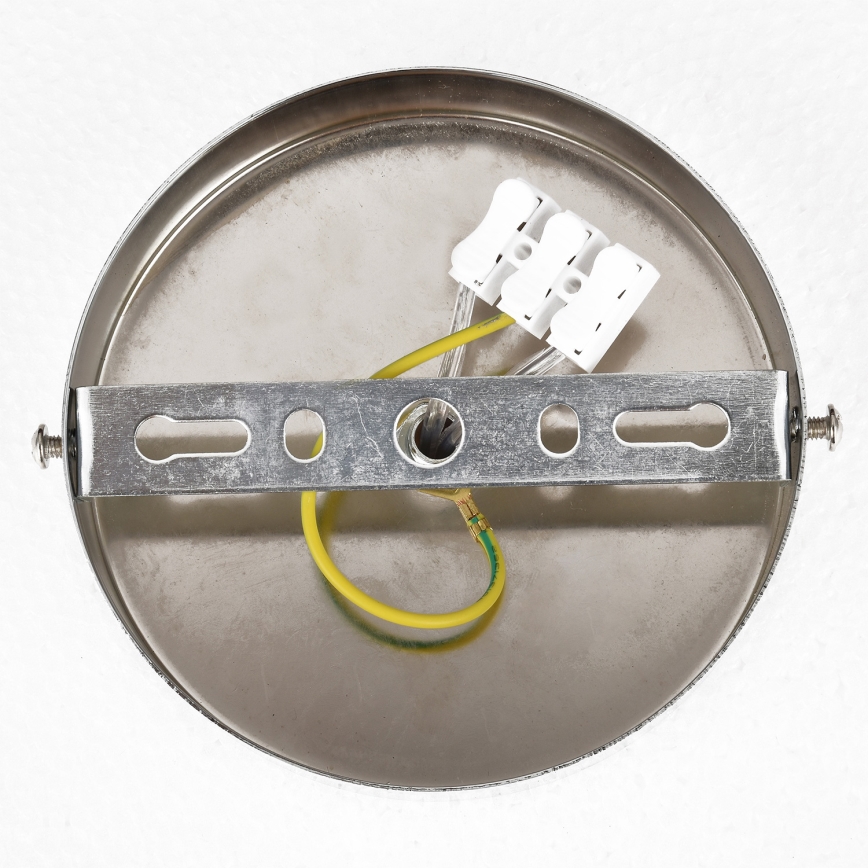 Brilagi - Lámpara de techo de montaje en superficie ECLIPSE 5xE14/10W/230V, diámetro 38 cm, plateada