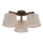 Brilagi - Lámpara de techo de montaje en superficie LATTE 3xE27/60W/230V pino/beige