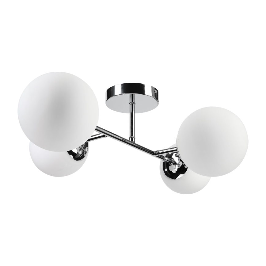 Brilagi - Lámpara de techo de montaje en superficie MALONY 4xE14/20W/230V cromo brillante