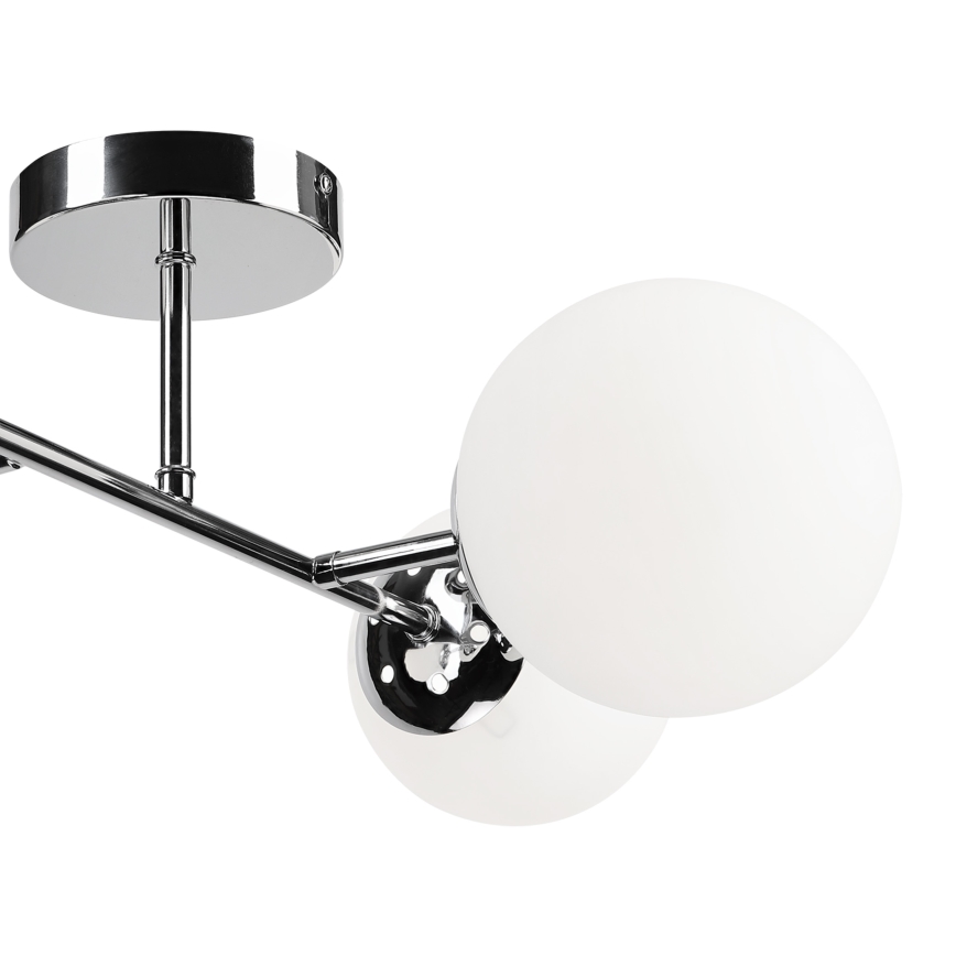 Brilagi - Lámpara de techo de montaje en superficie MALONY 4xE14/20W/230V cromo brillante