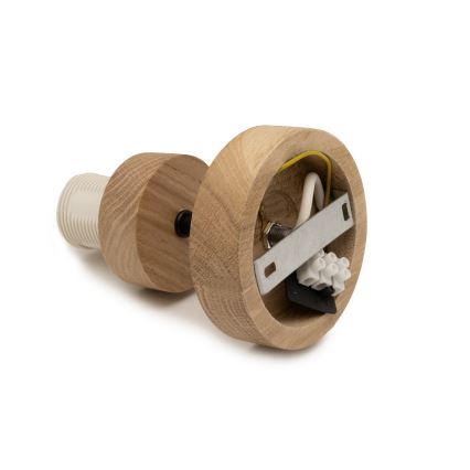 Brilagi - Lámpara de techo de montaje en superficie PARTY 1xE27/60W/230V roble