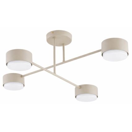 Brilagi - Lámpara de techo de superficie 4xGX53/12W/230V negra