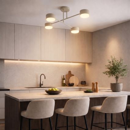 Brilagi - Lámpara de techo de superficie 4xGX53/12W/230V negra