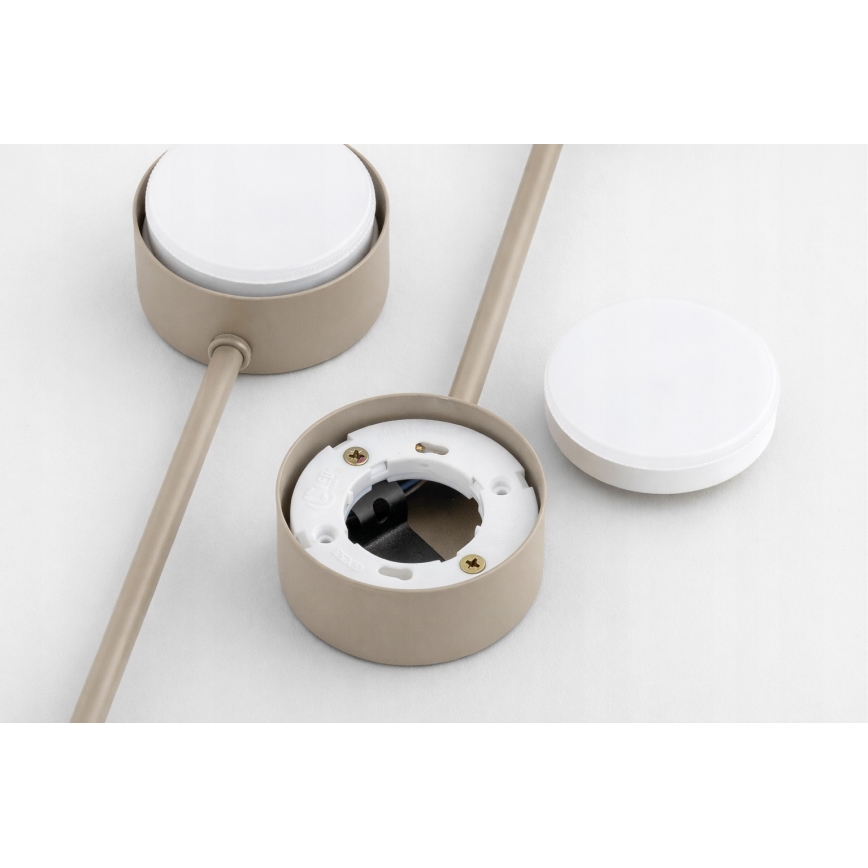 Brilagi - Lámpara de techo de superficie 4xGX53/12W/230V negra