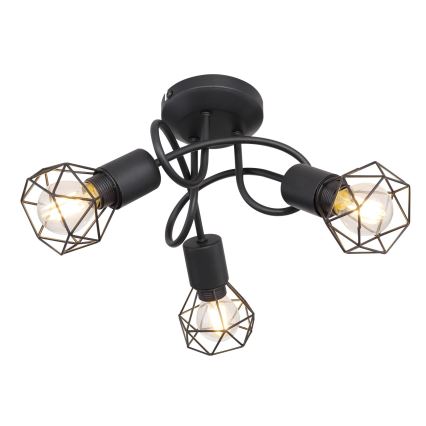 Brilagi - Lámpara de techo de superficie CAGE 3xE14/40W/230V
