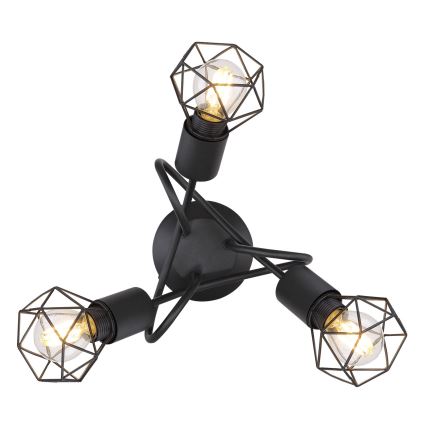 Brilagi - Lámpara de techo de superficie CAGE 3xE14/40W/230V