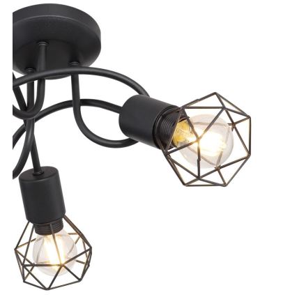 Brilagi - Lámpara de techo de superficie CAGE 3xE14/40W/230V