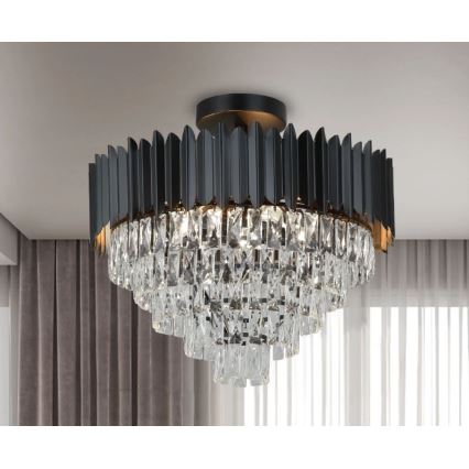 Brilagi - Lámpara de techo de superficie CARLOS 9xE14/40W/230V Ø 60 cm