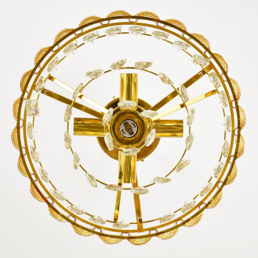 Brilagi - Lámpara de techo de superficie CRISTAL 5xE14/40W/230V diámetro 38 cm