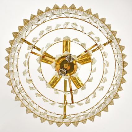 Brilagi - Lámpara de techo de superficie CRISTAL 5xE14/40W/230V, Ø 43 cm