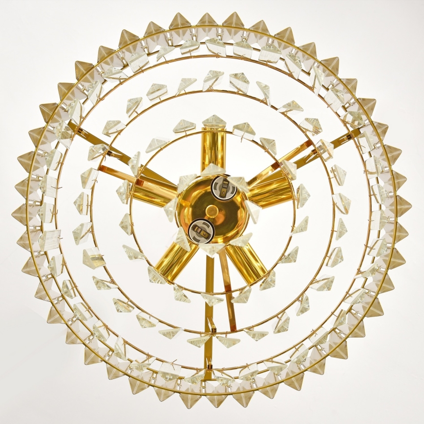 Brilagi - Lámpara de techo de superficie CRISTAL 5xE14/40W/230V, Ø 43 cm