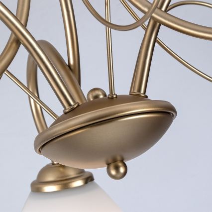 Brilagi - Lámpara de techo de superficie FRED 3xE27/60W/230V Ø 59 cm dorada