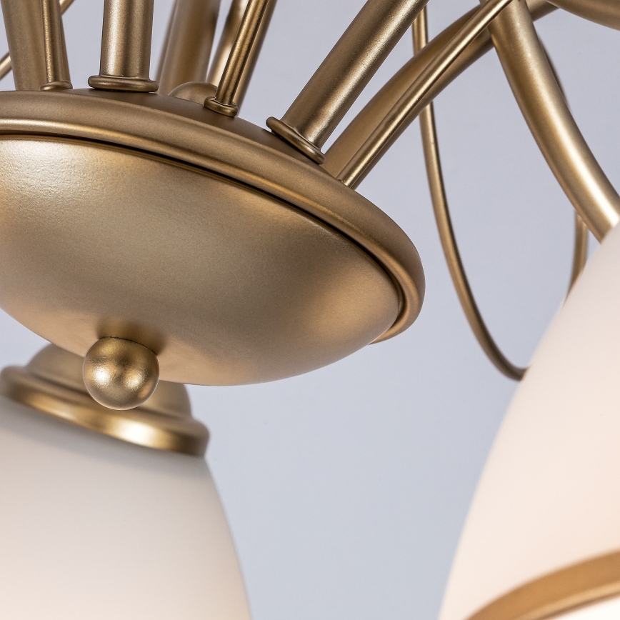 Brilagi - Lámpara de techo de superficie FRED 5xE27/60W/230V, diámetro 59 cm, dorada