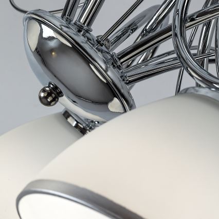 Brilagi - Lámpara de techo de superficie FRED 5xE27/60W/230V Ø 59 cm cromo brillante